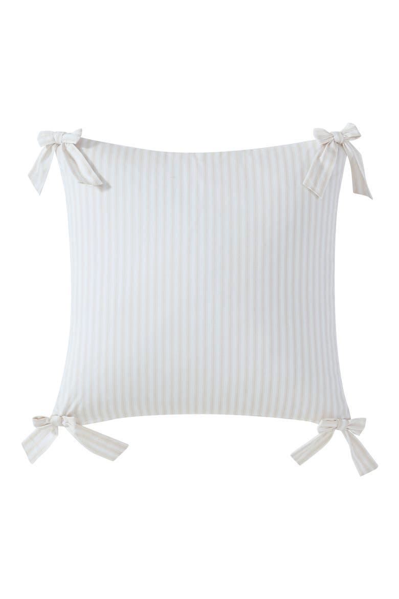 Pinstripe Bow Accent Pillow video