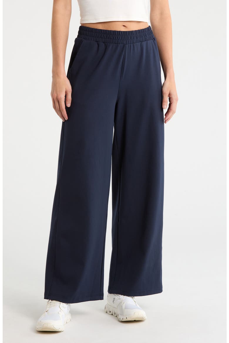 Lux Avenue Wide Leg Pants, Main, color, TRUE NAVY