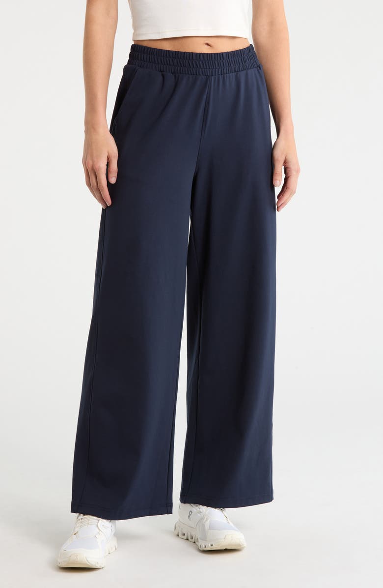 YOGALICIOUS Lux Avenue Wide Leg Pants, Main, color, True Navy
