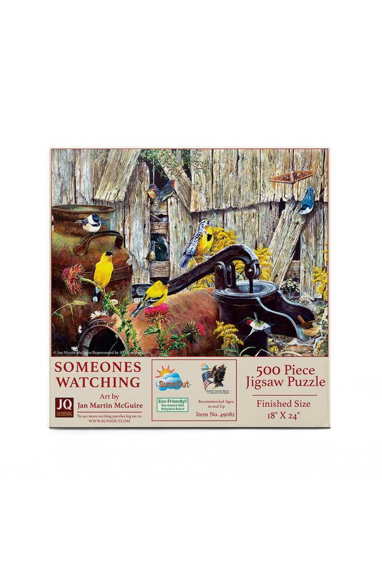 Sunsout Someone's Watching 500 piece Jigsaw Puzzle for Adults, Alternate, color, Multicolor