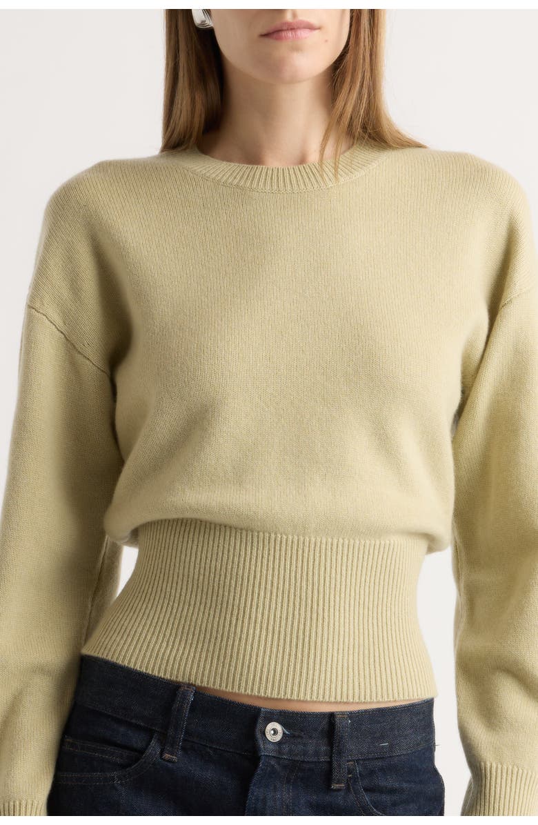 Modern Citizen Marielle Wool-Cashmere Blouson Sweater, Alternate, color, Dusty Pistachio