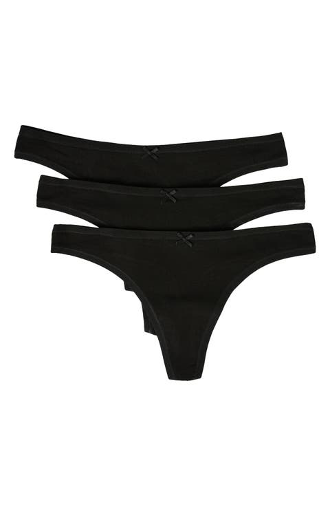 Jack 3-Pack Cotton Thongs