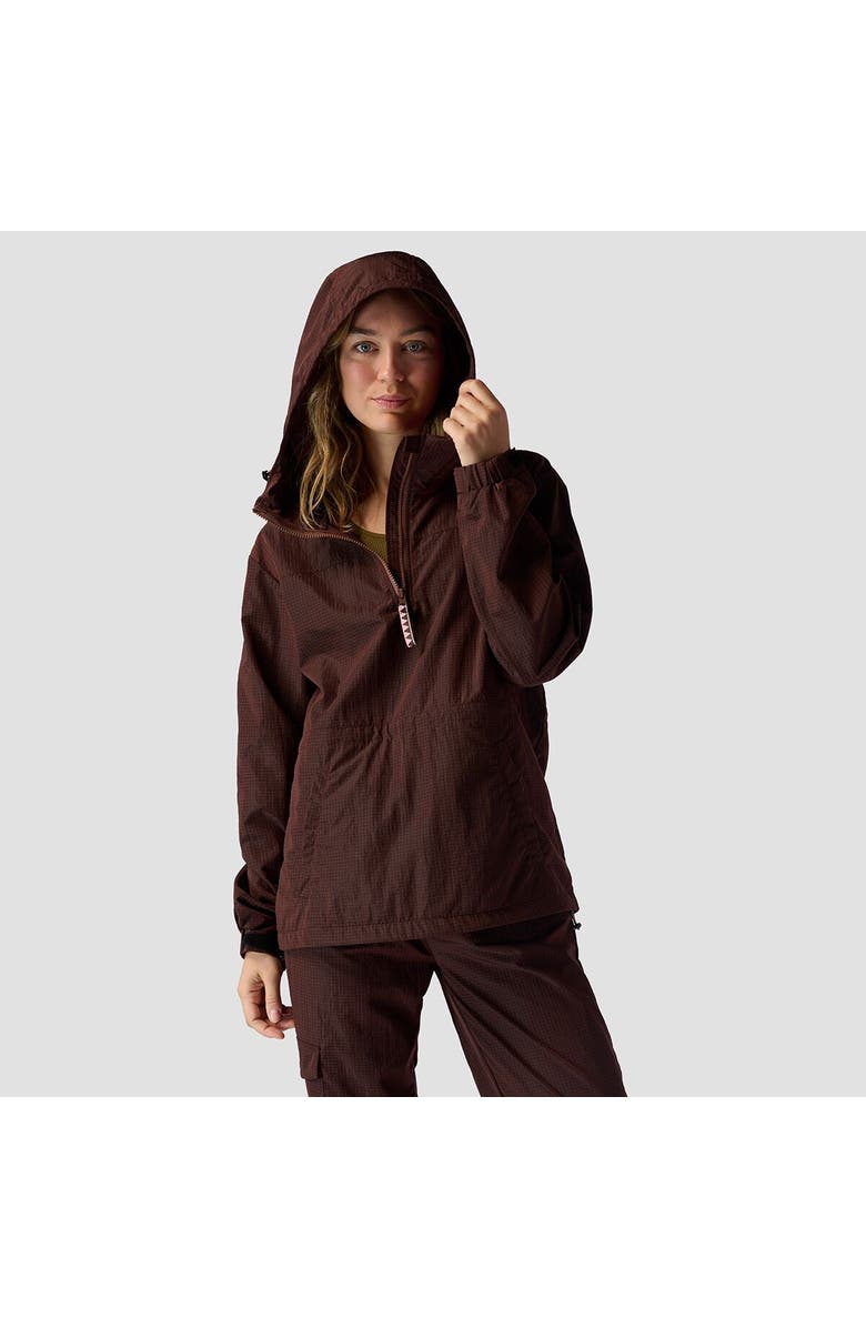 Stoic Ripstop Pullover Jacket - Women's, Main, color, Downtown Brown
