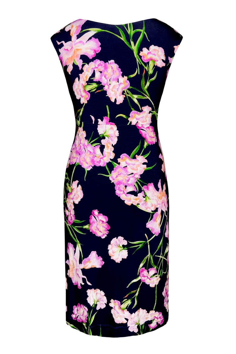 Pippa Shift Midi Dress, Alternate, color, Midnight Blossom
