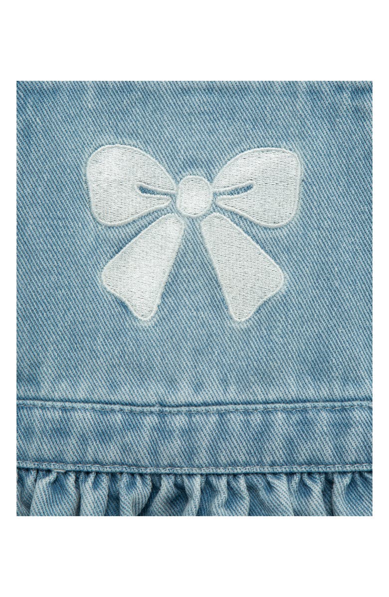 Little Me Bow Long Sleeve Top & Jumper Set, Alternate, color, Blue