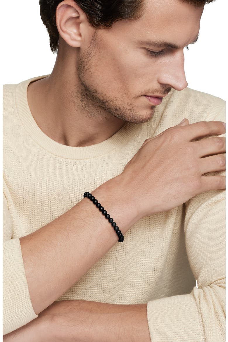 Spiritual Beads Bracelet, Alternate, color, BLACK