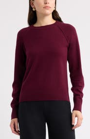 Caslon® Wool & Cashmere Raglan Sweater