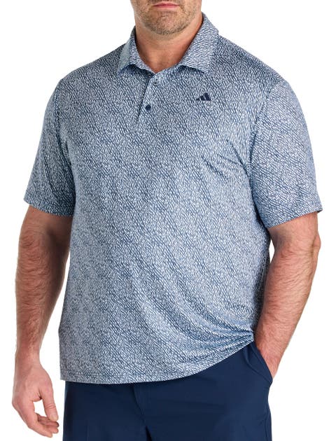 Big & Tall Ultimate 365 Feather Print Polo Shirt