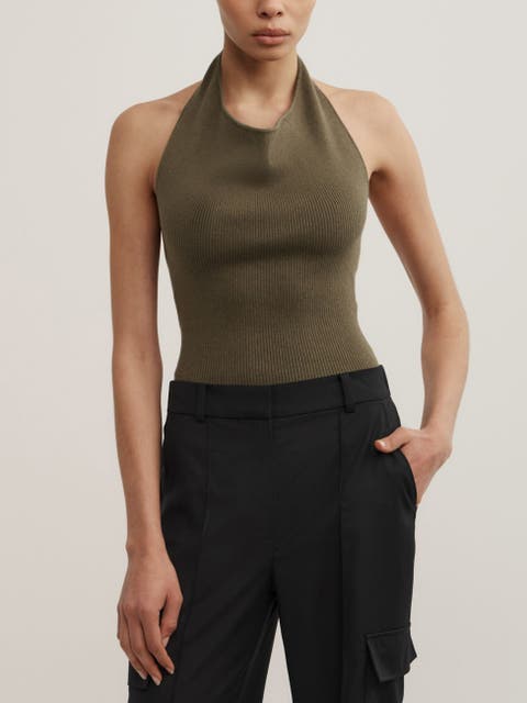 Halter Knit Top
