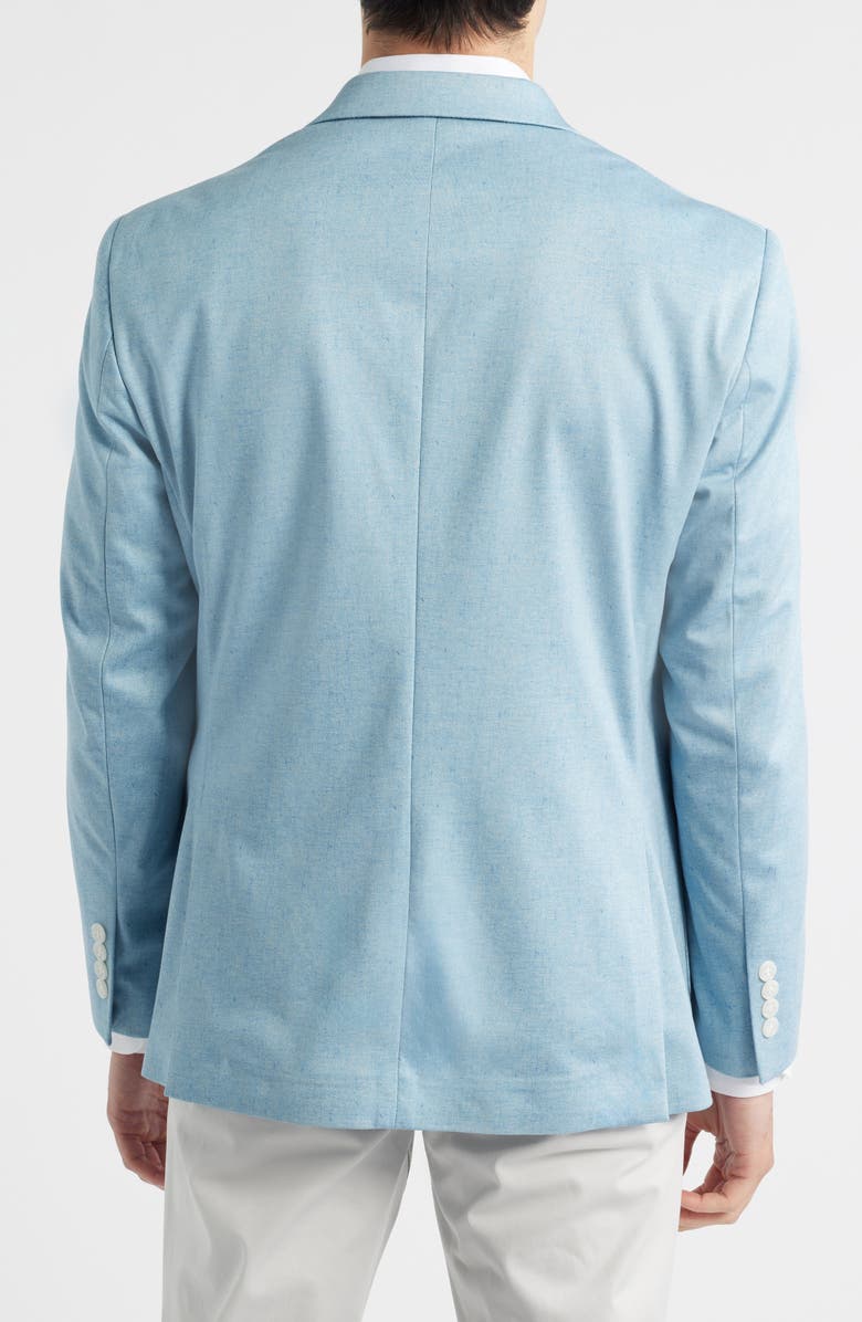 DANIEL HECHTER Pink Sky Blue Neppy Knit Sport Coat, Alternate, color, Blue