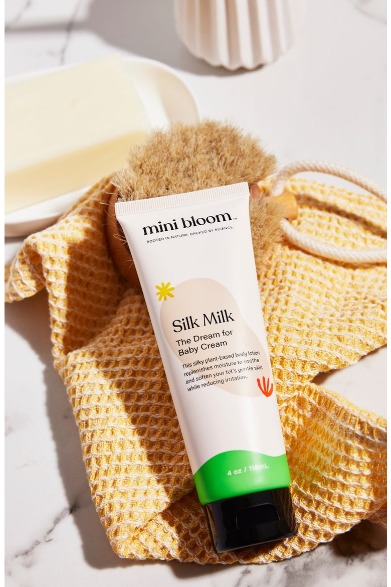Silk Milk Baby Body Lotion, Alternate, color, Peach / Green