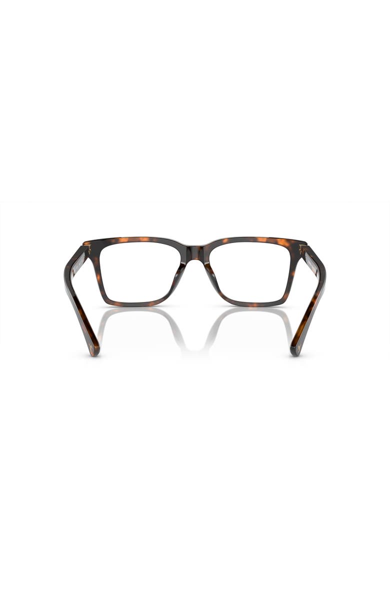 Brooks Brothers 54mm Square optical glasses, Alternate, color, Tortoise