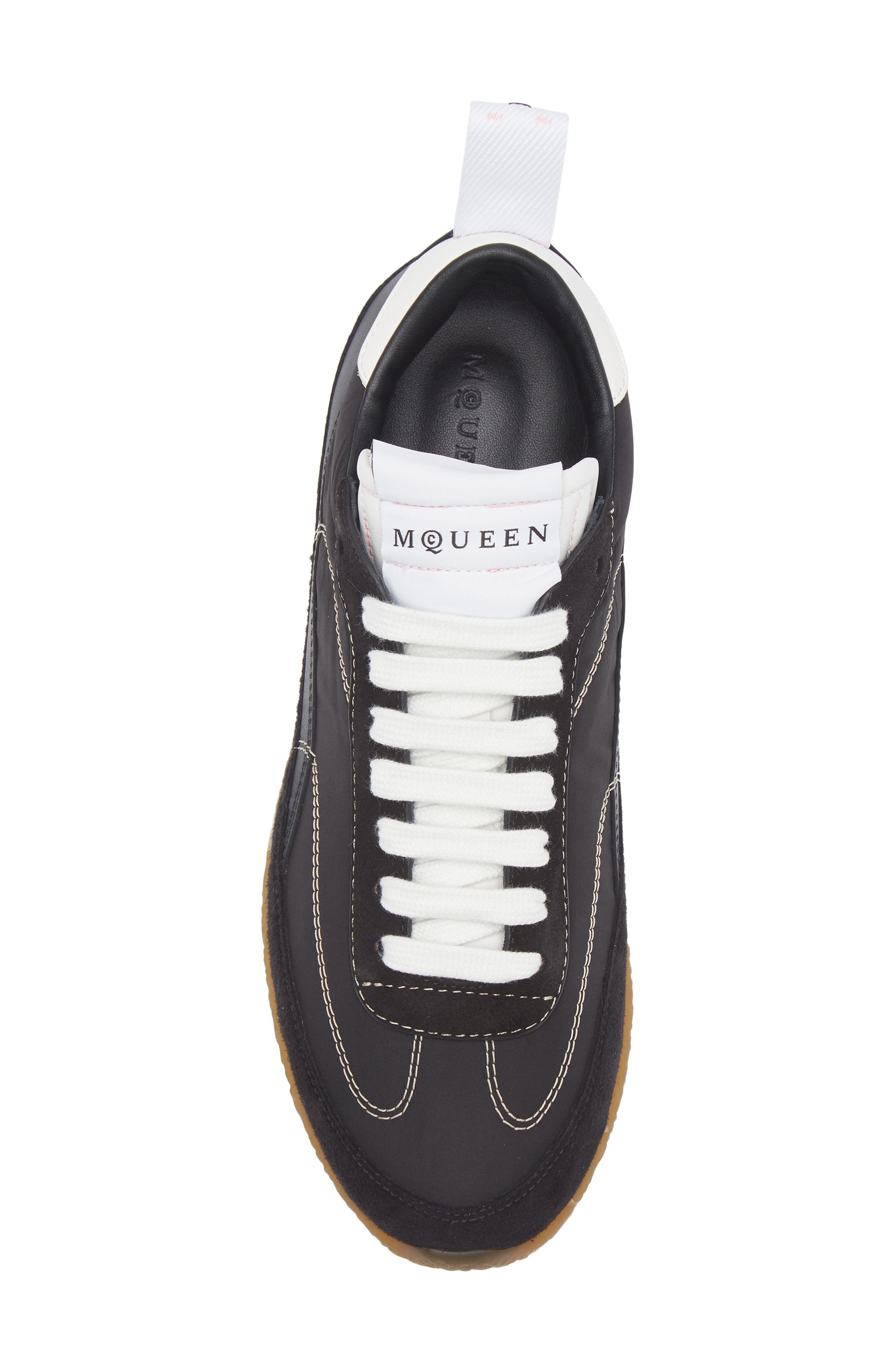 McQueen Velo Sneaker, Alternate, color, Black