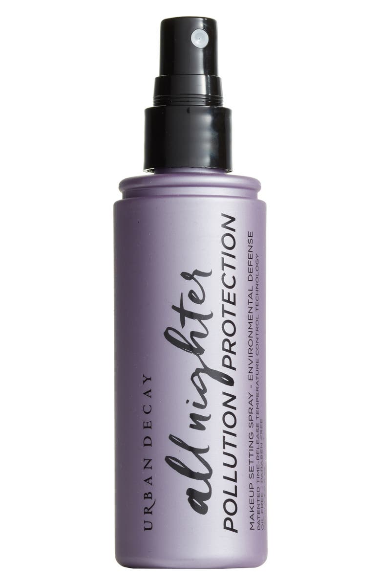Urban Decay All Nighter Pollution Protection Environmental Defense Makeup Setting Spray, Main, color, 