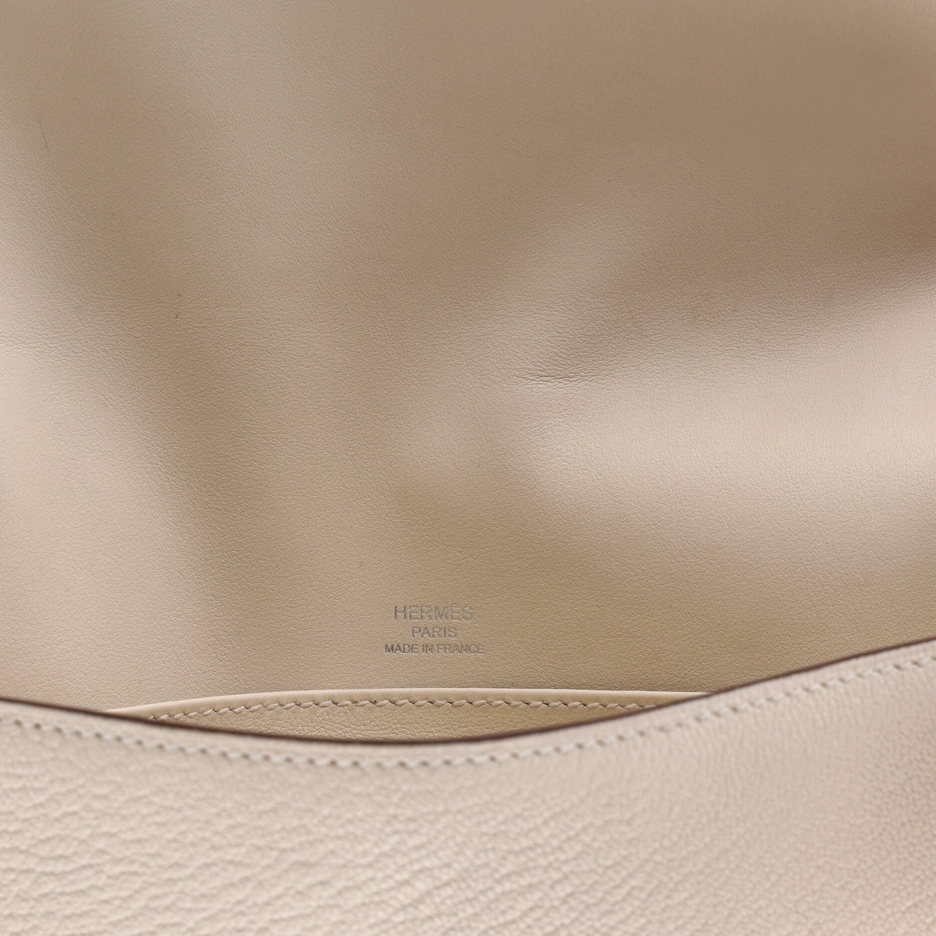 Pre-Owned Hermes Geta Bag Chevre Mysore, Alternate, color, Nata