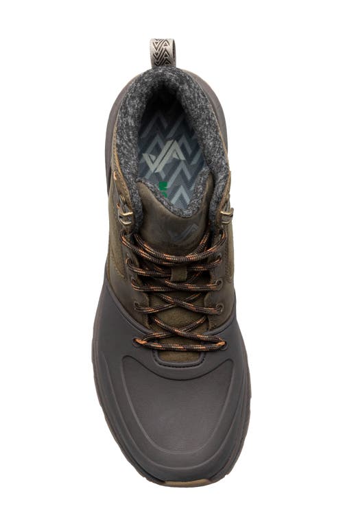 Shop Forsake Whitetail Waterproof Mid Sneaker Boot In Black Olive