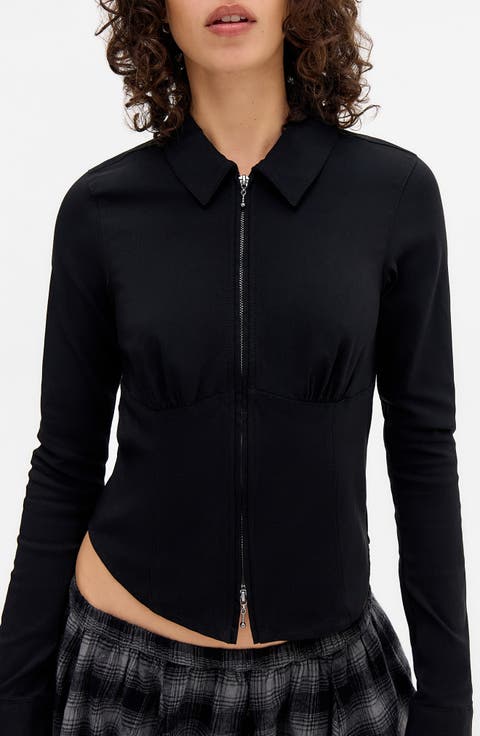 Hailey Zip-Up Shirt