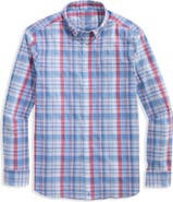 vineyard vines Firecracker Plaid Performance Cotton Shirt