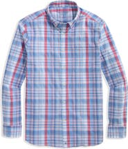 vineyard vines Firecracker Plaid Performance Cotton Shirt