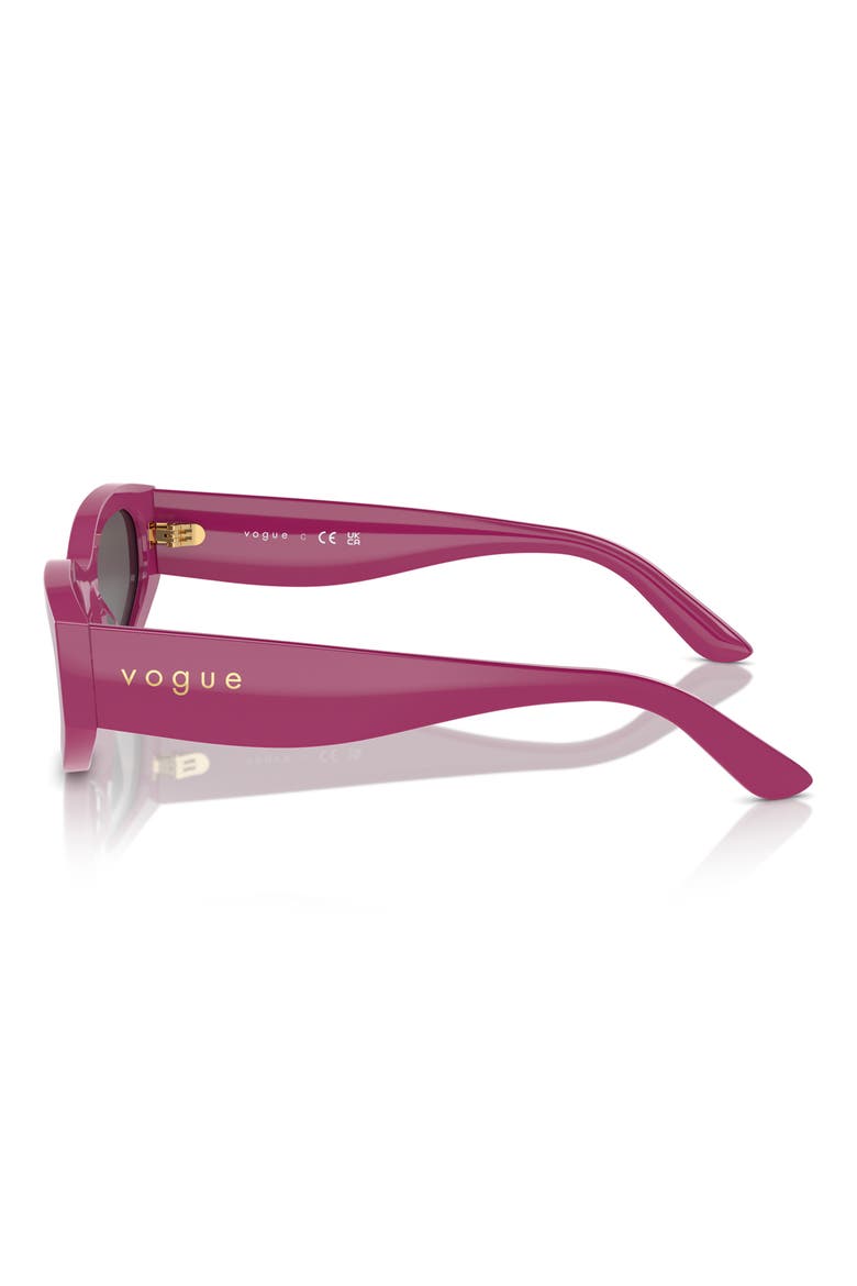 54mm Cat Eye Sunglasses, Alternate, color, FUCHSIA