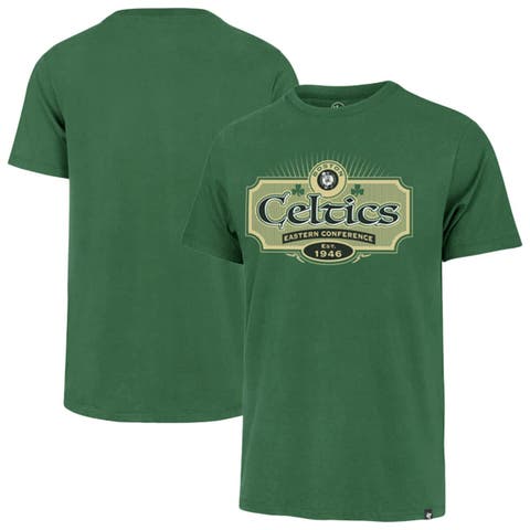 Men's '47  Green Boston Celtics Lucky Team Franklin T-Shirt