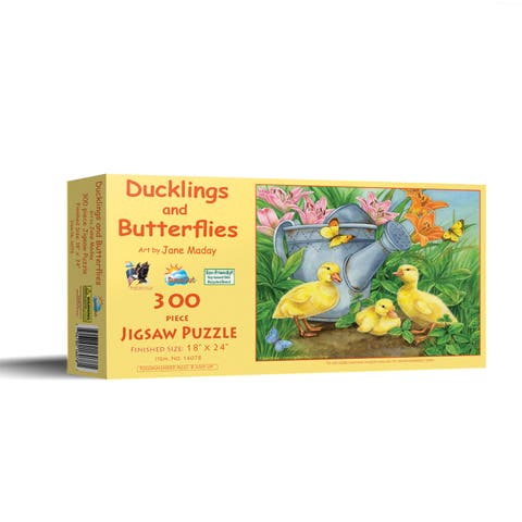 Ducklings and Butterflies 300 piece Jigsaw Puzzle for Adults