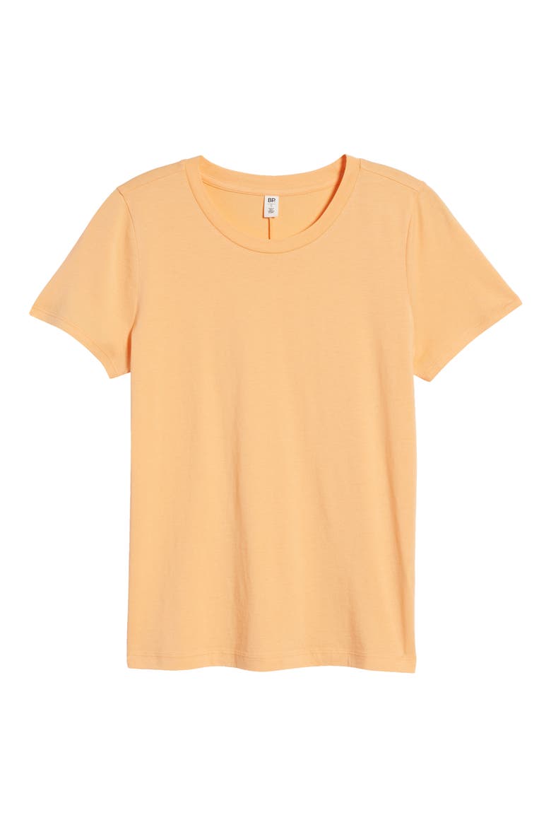 Crewneck T-Shirt, Alternate, color, ORANGE COBBLER