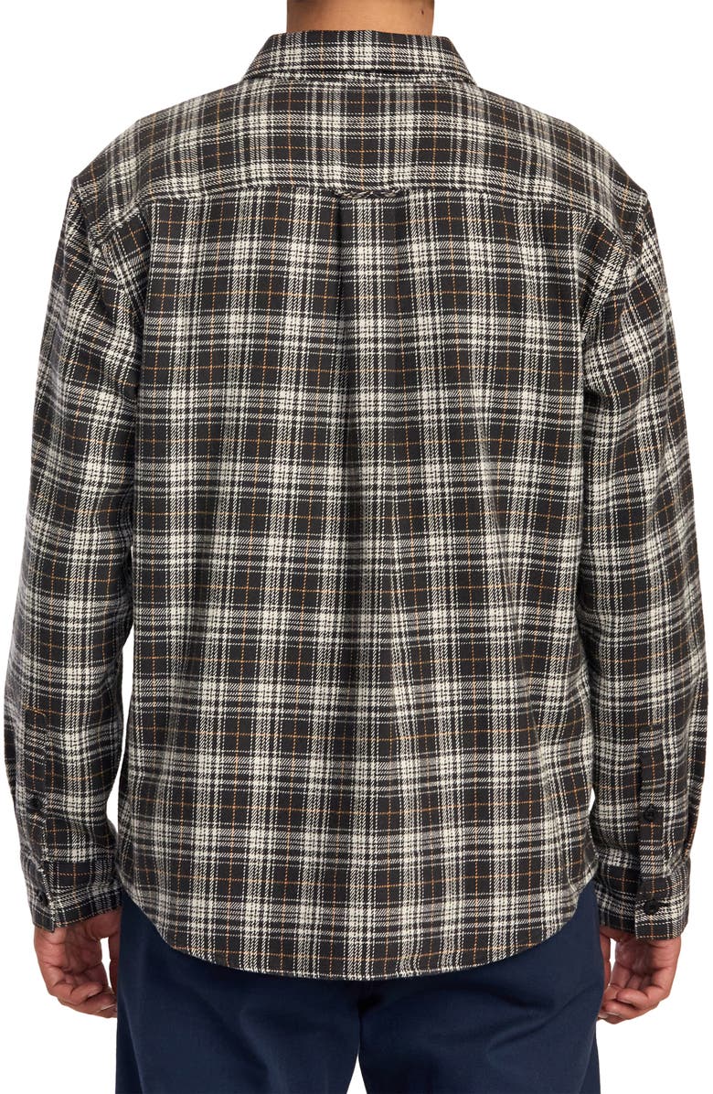 RVCA Reynolds Plaid Flannel Button-Up Shirt, Alternate, color, 