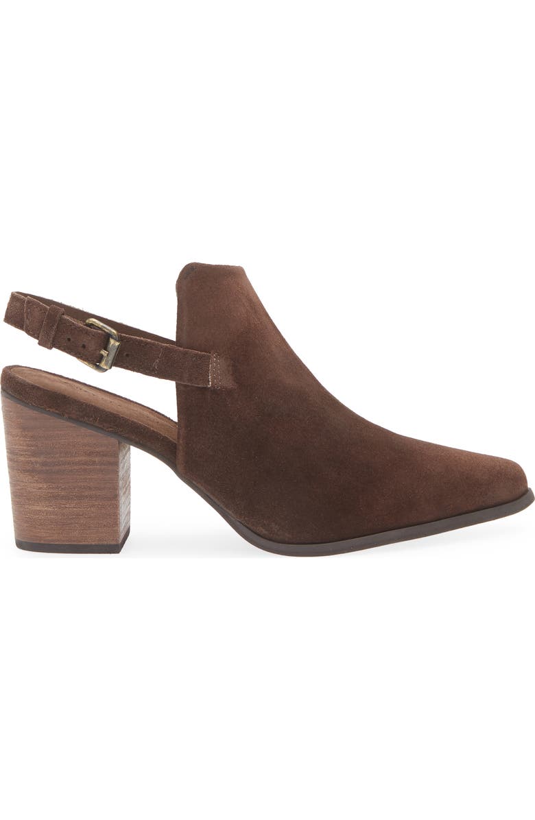 Chocolat Blu Evie Slingback Bootie, Alternate, color, Brown Suede