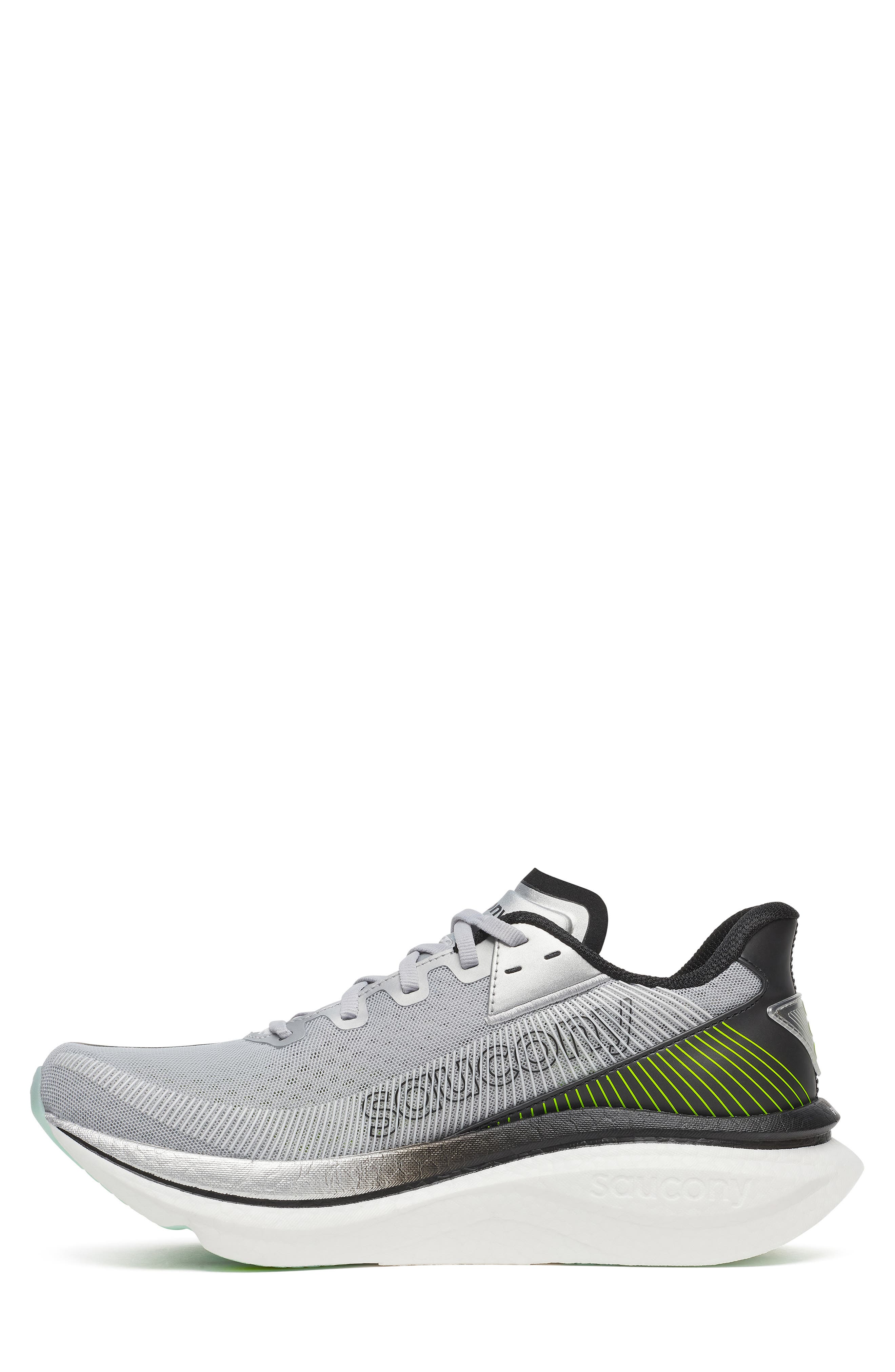 Saucony Endorphin Azura Running Shoe, Alternate, color, Silver/ Black