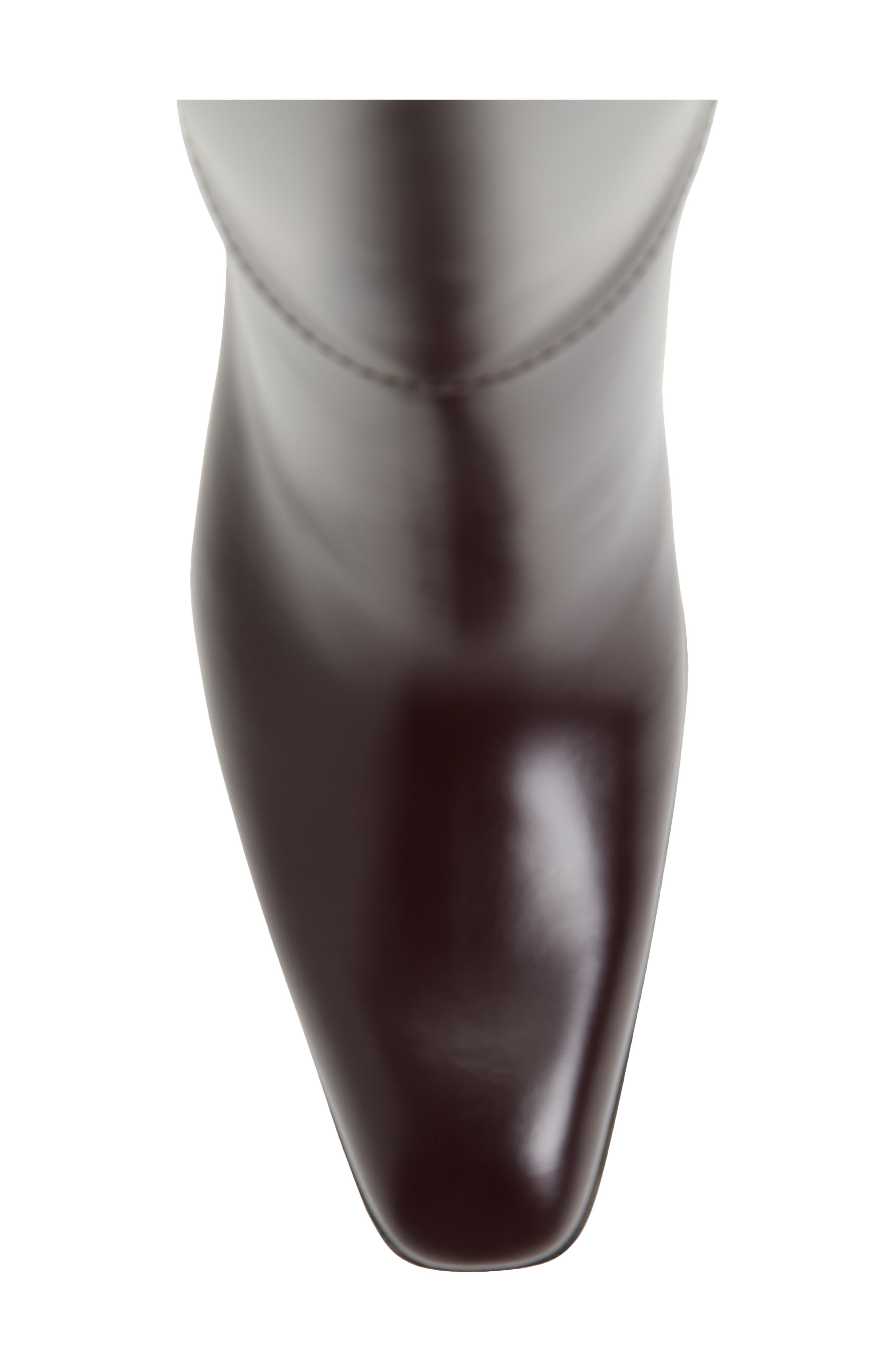 Saint Laurent Julia Tall Boot, Alternate, color, Wine