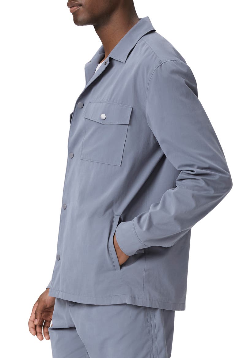 Delman Shirt Jacket, Alternate, color, INK POT