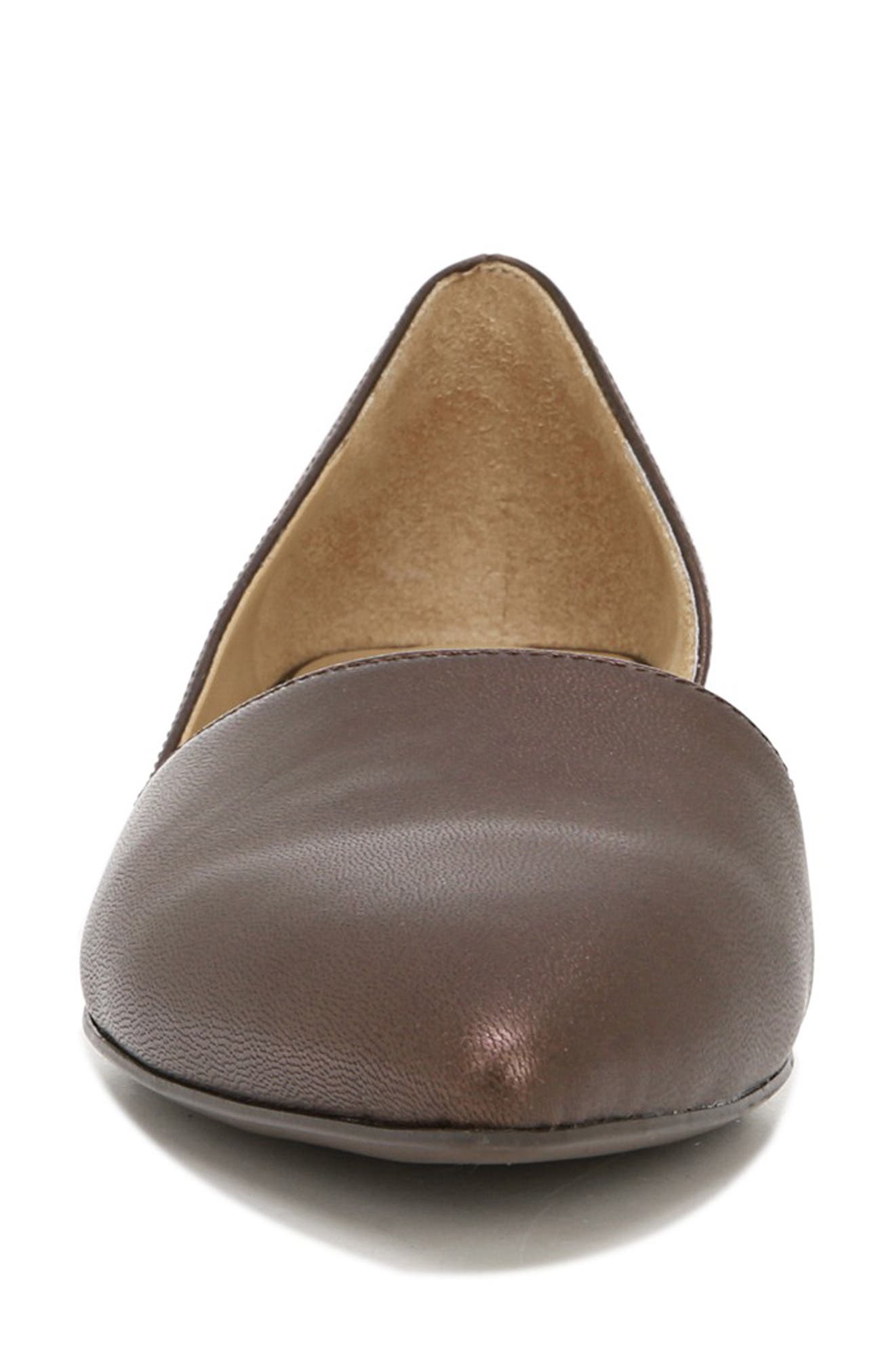 Samantha 2 Flat, Alternate, color, MOCHA PEARL LEATHER