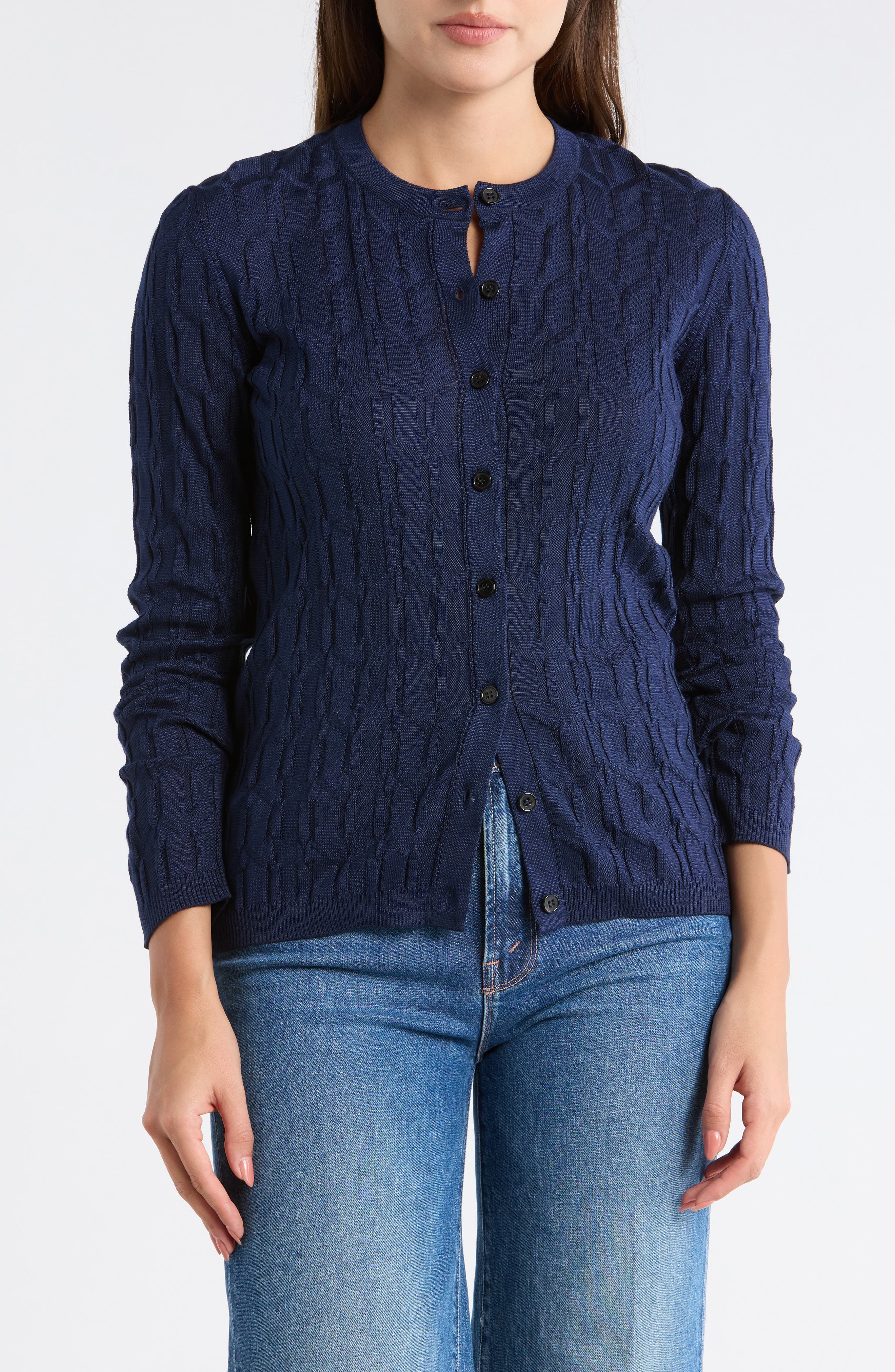 M Missoni Cable Knit Cardigan