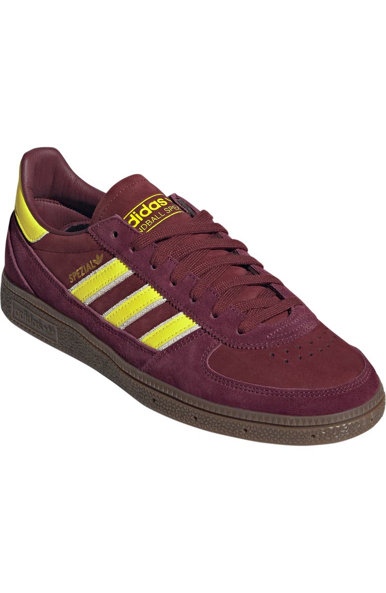 adidas Handball Spezial Sneaker, Main, color, Red/ Yellow/ Off White