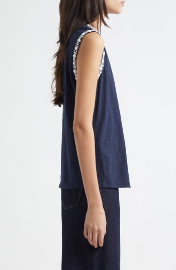 Blaine Opaque Stone Sleeveless Top