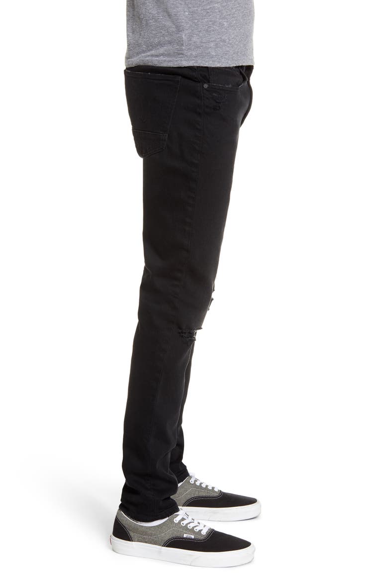 Zack Ripped Skinny Fit Jeans, Alternate, color, KEEPER