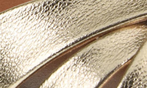 Chinese Laundry Tessa Metallic Ankle Strap Platform Sandal In Gold