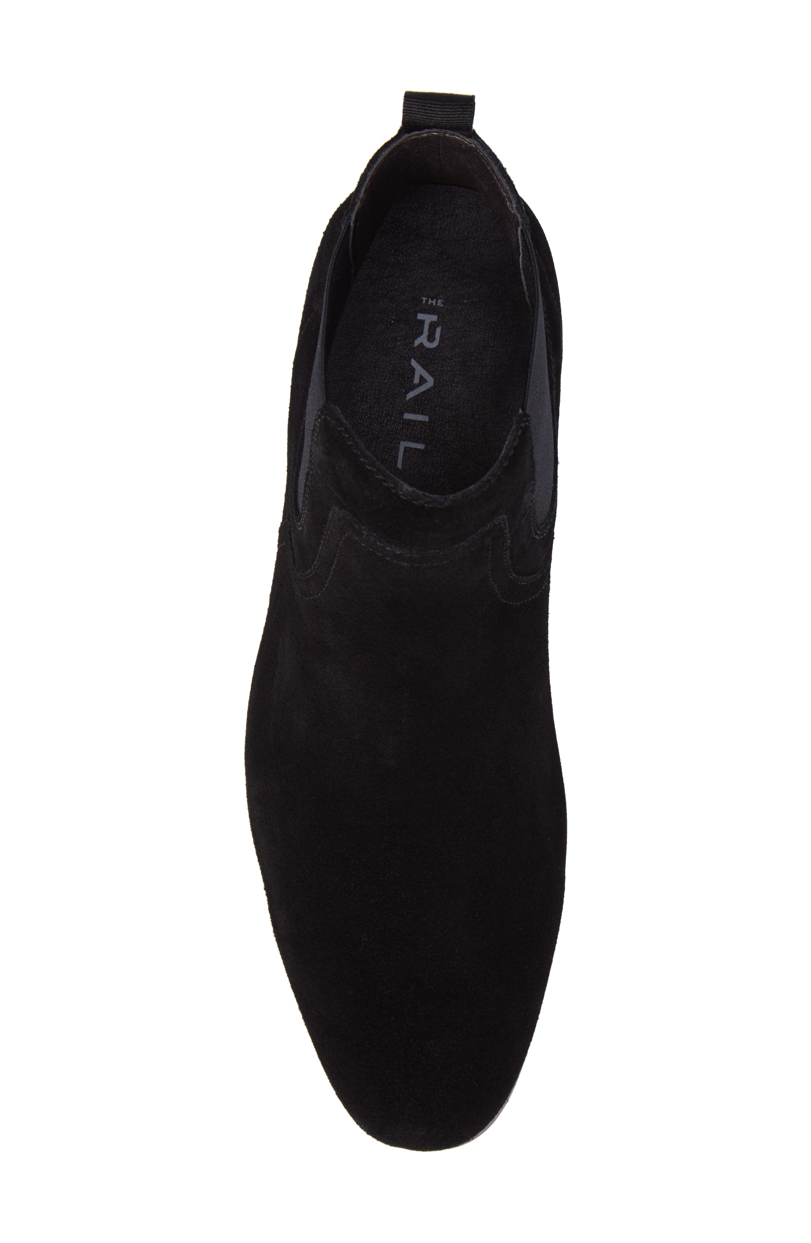 Brysen Chelsea Boot, Alternate, color, BLACK SUEDE