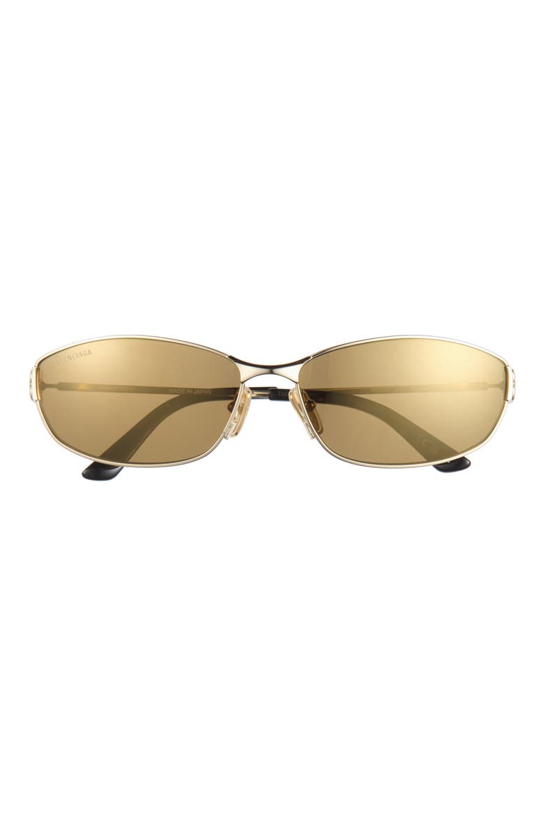 Gender Inclusive 62mm Square Sunglasses, Main, color, GOLD GOLD BRONZE