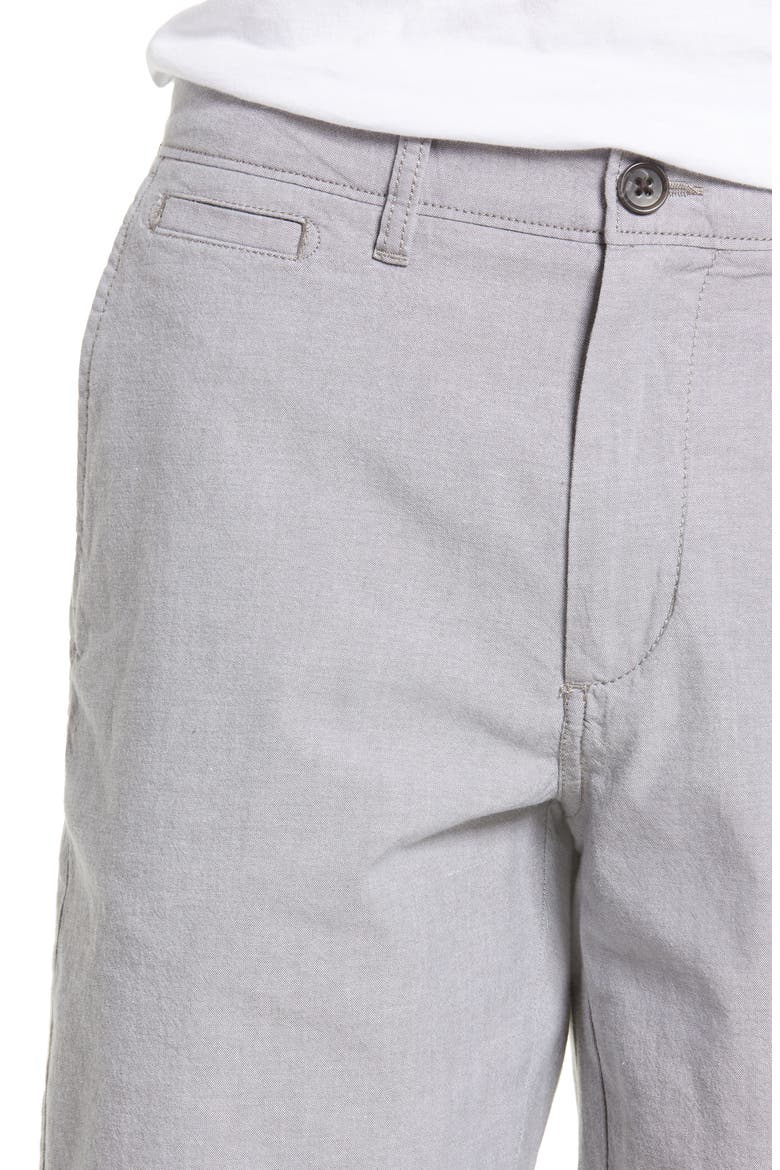 Ballard Slim Fit Stretch Chambray Shorts, Alternate, color, NAVY IRIS