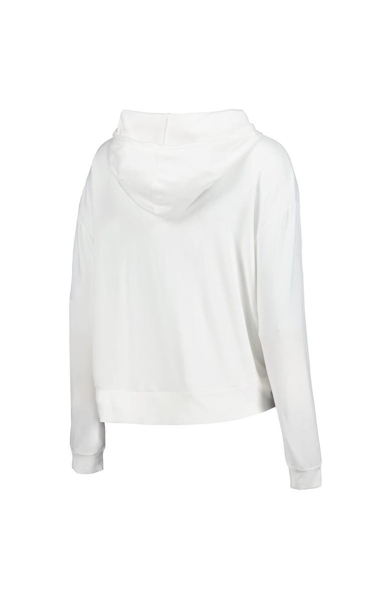 CONCEPTS SPORT Women's Concepts Sport Cream Colorado Avalanche Accord Hacci Long Sleeve Hoodie T-Shirt, Alternate, color,