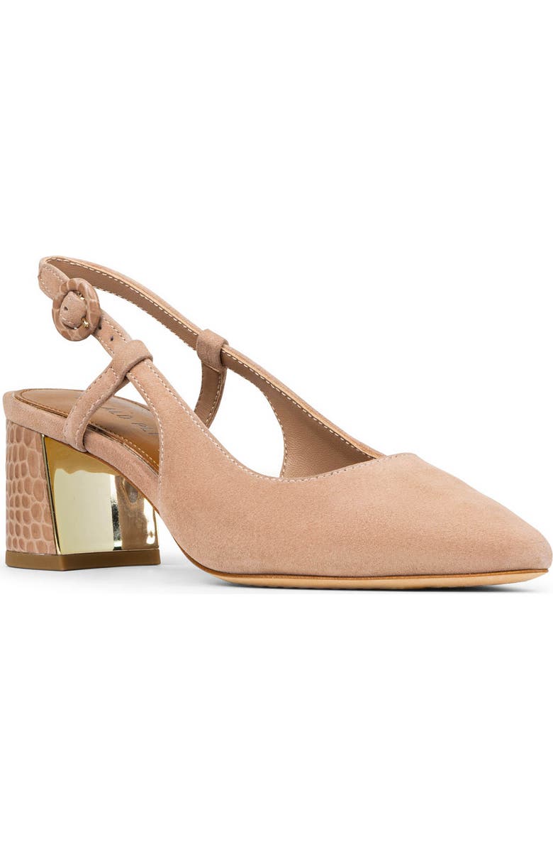 Donald Pliner Song Slingback Pointed Toe Pump, Main, color, Buff