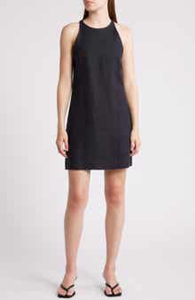 & Other Stories Cutaway Linen Minidress