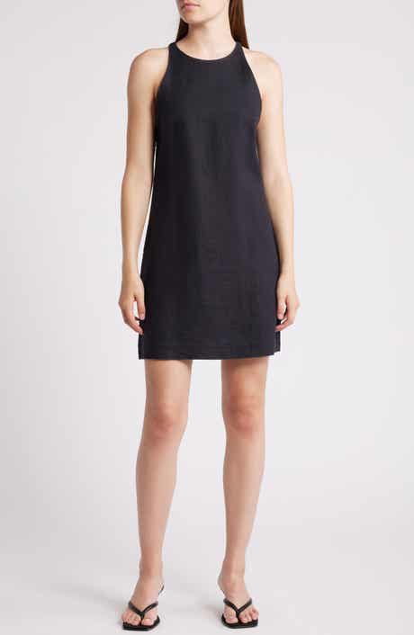 & Other Stories Cutaway Linen Minidress