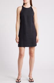 & Other Stories Cutaway Linen Minidress
