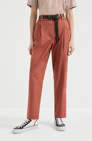 Brunello Cucinelli Five-pocket Track trousers
