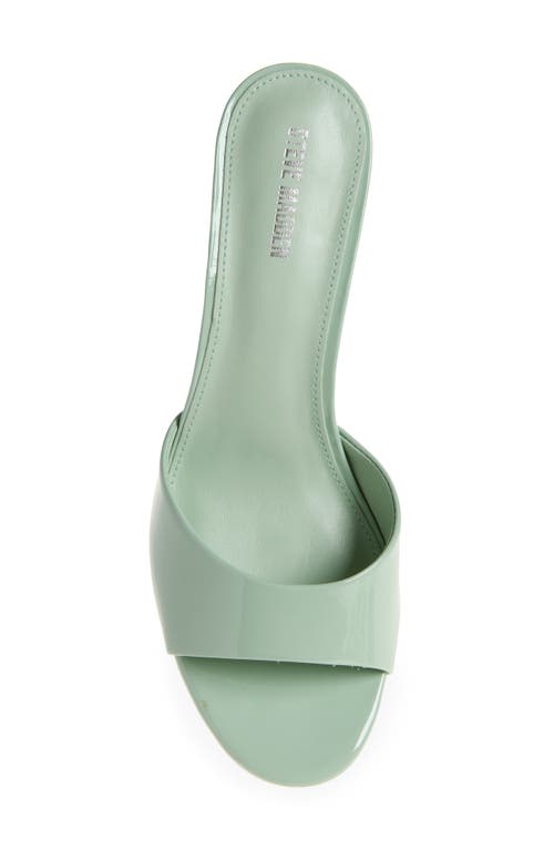 Steve Madden Kendrix Sandal In Light Green Leather