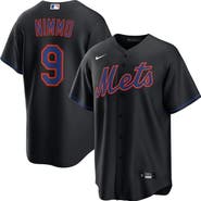 Nike Men's Nike Brandon Nimmo Black New York Mets Alternate Replica Jersey