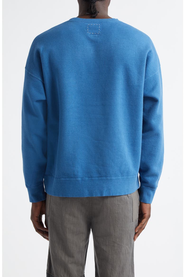 Jumbo French Terry Sweatshirt, Alternate, color, LT. INDIGO